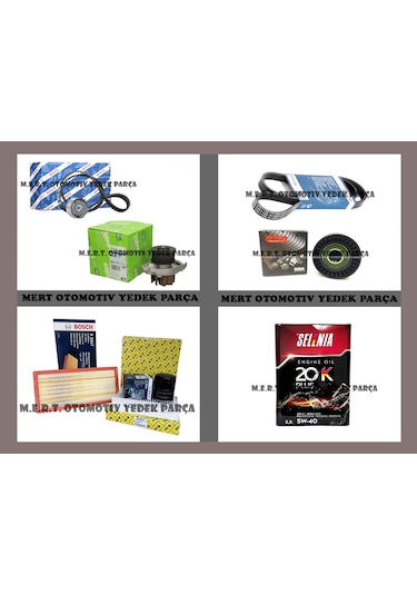 Egea 1.4 Komple Bakım Seti Triger Devirdaim Yağ Bakım