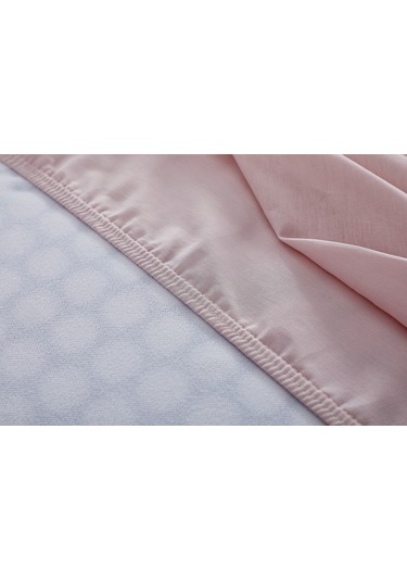 Doqu Home Colourful Fitted Çarşaf Tek King Size - Pudra