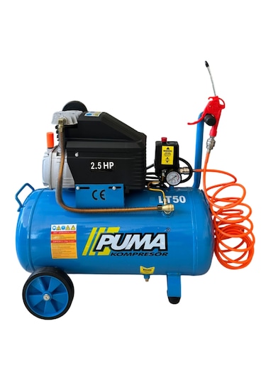 Puma PZ2502-50-2.5 M 50 L Pistonlu Yağlı Kompresör