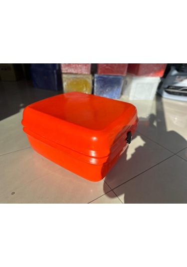 Motosiklet Servis Kurye Çantası Midi Box Turuncu 110 Litre Turuncu