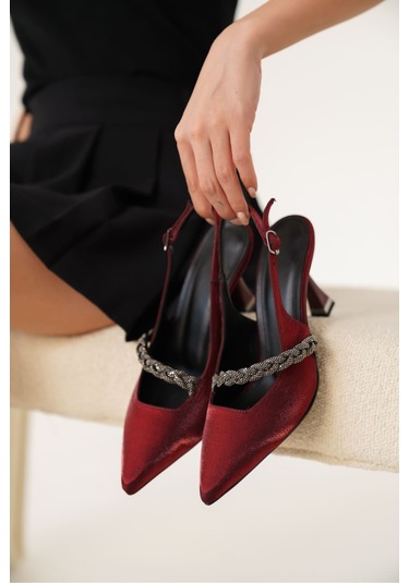 Drey Kırmızı Kadın Topuklu Ayakkabı Muhtelif