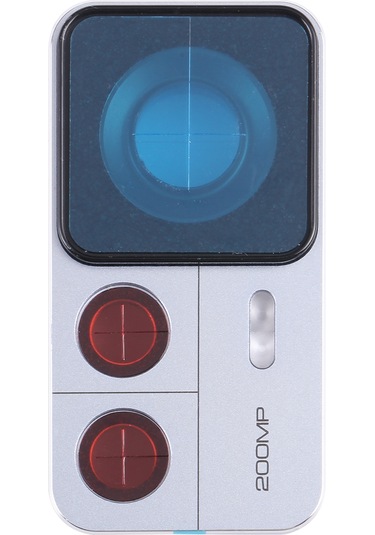 Xiaomi 12t Pro İçin  Arka Kamera Lens Çerçevesi Gümüş