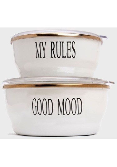 Mttskb-0005 Miss Betty 14-16 Cm 2'li Emaye Saklama Kabı 001