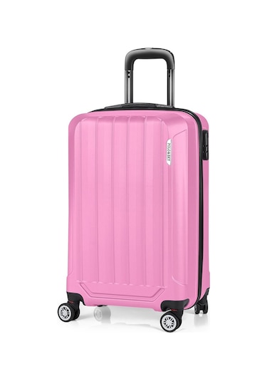 Polo&Sky Spring Model Pembe Renk Kabin Boy Valiz Bavul Pembe