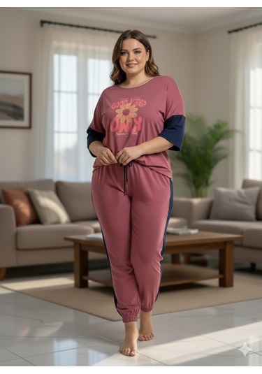 Kadın Pembe Eşofman Takımı Pembe