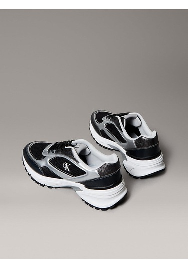 Calvin Klein Hıke Runner Laceup M, 01l-12120 Silver/black/marshmallow