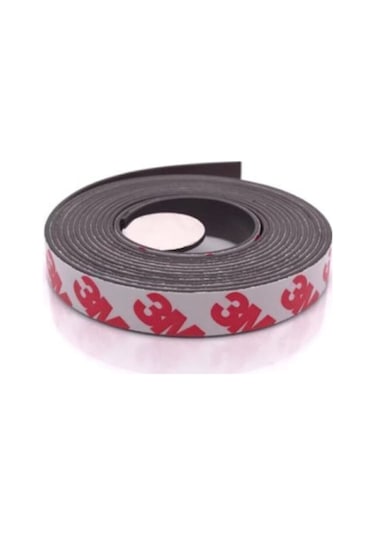 Yapışkanlı Şerit Mıknatıs Magnet Kes Kullan - 13 Mm - 5 Metre