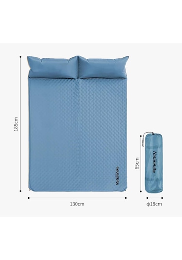 Naturehike 2 Kişilik Şişme Kamp Matı Yastılı Bej