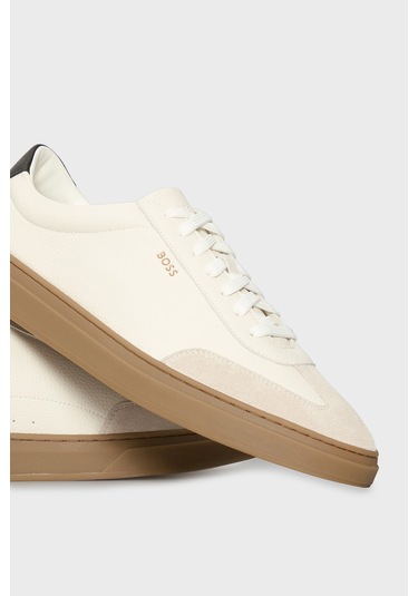 Boss Erkek Ayakkabı 50552852 122 Beyaz Beyaz