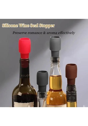 Silikon Şarap Tıpaları İçecek Şişesi Mühürleyen Yeniden Kullanılabilir Köpüklü Şarap Şişesi Tıpa Şarap Şampanya Taze Tutmak Mutfak Gereçleri Diğer Silikon Şarap Tıpaları İçecek Şişesi Mühürleyen Yeniden Kullanılabilir Köpüklü Şarap Şişesi Tıpa Şarap Şampanya Taze Tutmak Mutfak Gereçleri Diğer