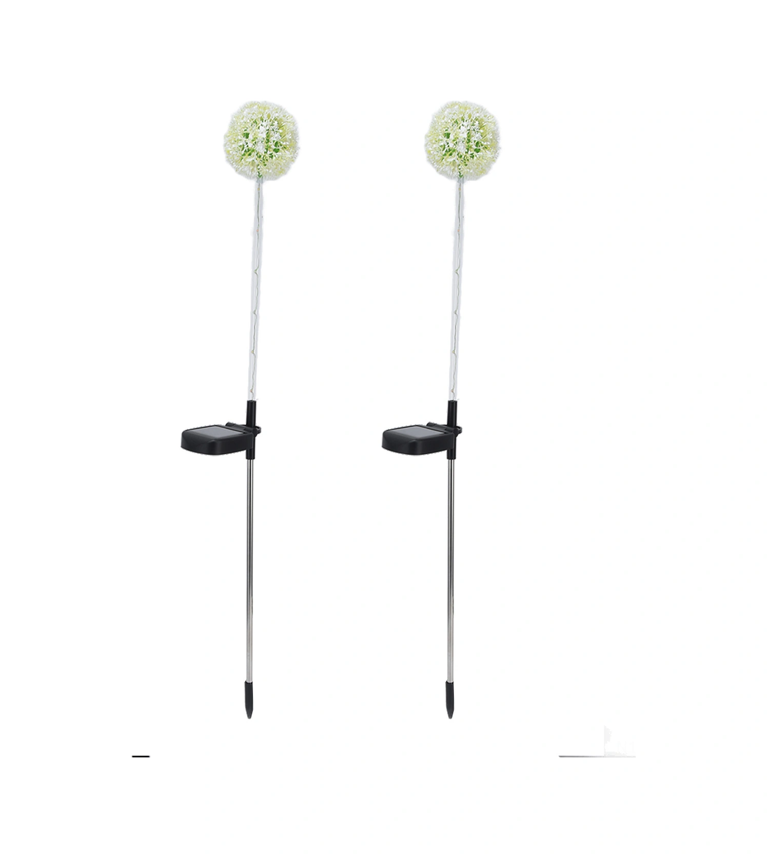 Vkemall Güneş Enerjili 6 Led Papatya Bahçe Lambası, Dışarıda Renk Değiştiren, Simülasyon Çim Meydan Lambası, İç Pili İle, 2 Adet Seti