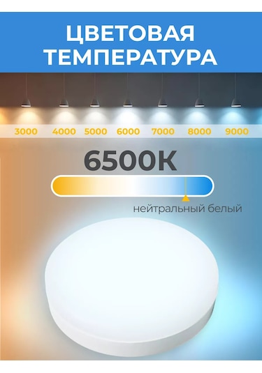 Leek Gx53 15w 6500k Led Ampulleri, Soğuk Beyaz Işık 202350415