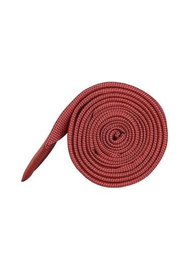 Morven Erkek Kırmızı Basic Jakarlı Kravat Kırmızı
