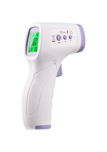 Xindoker R988 Entegre Lcd Ekranlı Dijital Isı Ölçer - Dokunmadan Kızak Sıcaklığı Ölçümü, Ses Ve Işık Alarmı, C/ F Değiştirilebilir, Pil Dahil Değil