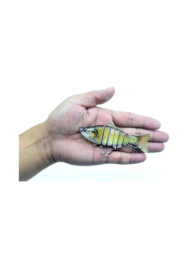 Reedark 3d Gözlü 7 Parçalı Bionic Yapay Yem - 10cm Dalışlı Vıb Crankbait 0.53oz