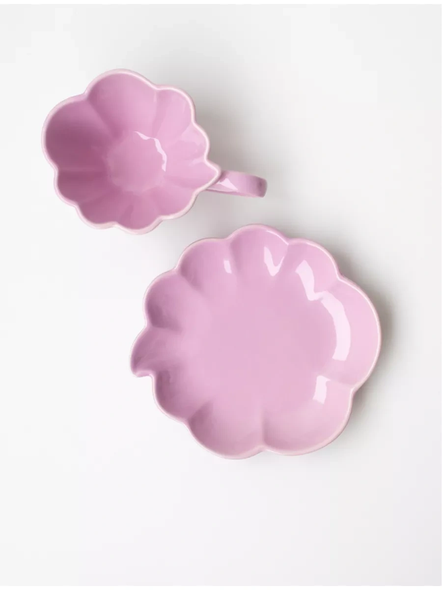 Perex Çay Takımı Seti Fincan Ve Tabak, 200 Ml 198606042 Violet