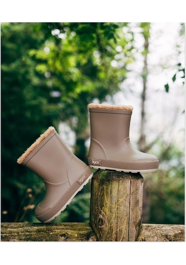 Igor W10314 Yogi Dk Borreguito Yağmur Kahverengi Kız Çocuk Çizme Kahverengi