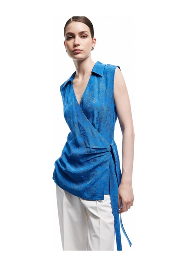 Koton Viskon Kumaş Bağlama Detaylı Kolsuz Kruvaze Çiçekli Gömlek Saks Mavisi 5sak60488uw Saks Mavi Koton Viskon Kumaş Bağlama Detaylı Kolsuz Kruvaze Çiçekli Gömlek Saks Mavisi 5sak60488uw Saks Mavi