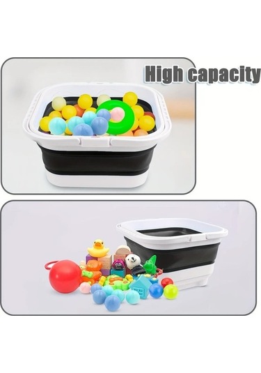 Fastbuy Challenger Gri Katlanabilir Hızlı Kuruyan Banyo Oyuncak Organizatörü Çıkarılabilir Tabanlı Gri