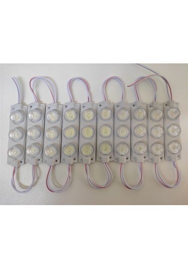 Replax Carub Camlı Parmak Led Lamba Beyaz 24 Volt Su Geçirmez 10'lu 3m