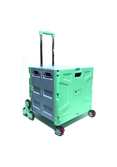 Yükseklik Ayarlı Merdiven Çıkabilen Paket Taşıma Arabası