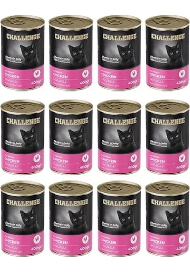 Challenge Kitten Tavuklu Yavru Kedi Konservesi 12 X 400 Gr