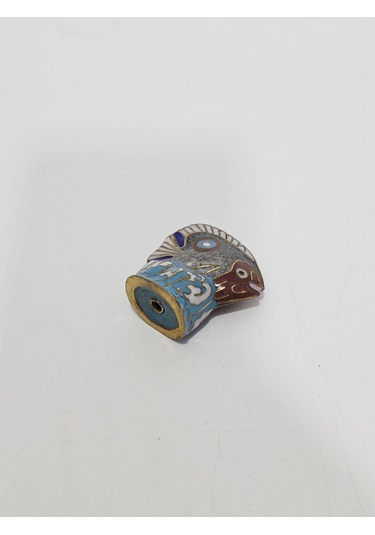 Antika Cloisonne Minyatür Balık 5,2x4,7cm 143