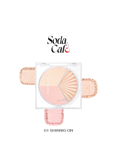 İnci Işıltıları İçeren Aydınlatıcı Paleti Perıpera V Highlighter Ad 001 Shining On Shine Bright 20180473