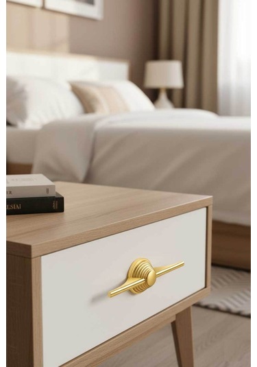 Lüks Star Kulp Altın 32mm Mobilya,yatak Odası, Televizyon Ünitesi,çocuk Ve Genç Odası, Dolap Kulpu Altın