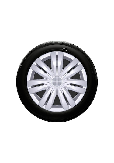 Dacia Uyumlu 17 Inc Kırılmaz Sks Jant Kapağı 1 Takım 4 Adet No:501