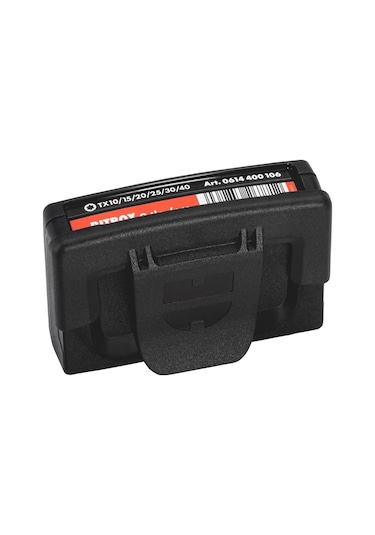 Würth Bit Box Tx C 6.3 1/4 W. Bit Holder Set 6, 9 Pcs.