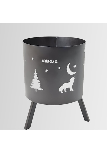 Nurgaz Ng N066 Kamp Orman Şöminesi Izgaralı Çok Renkli