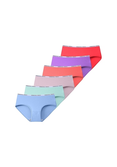 Likralı 6'lı Kutu Premium Günlük Kullanıma Uygun Bato Külot Amelıa G-008 D Resimdeki Renk