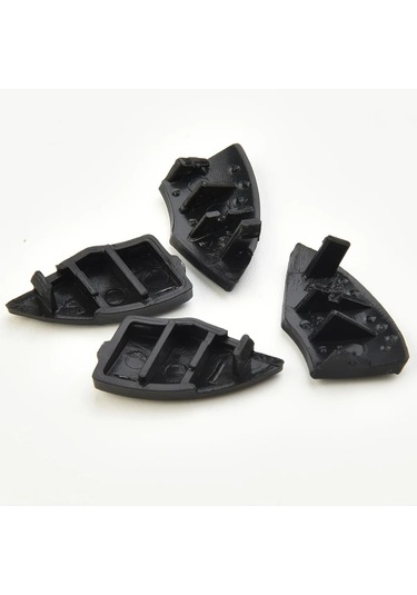 Hightower Fiat 500 Cd Düğme Siyah Dekoratif Kapak 4 Adet Pil Hariç