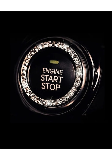 Taş Kaplı Start Stop Tuşu Çerçevesi