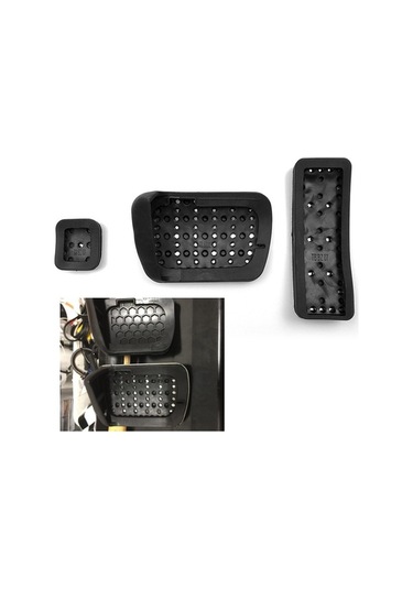 Besthome1 Mercedes Otomatik Vites Pedal Seti: Metal Gövde, Gaz Fren Dinlenme Bölgesi, Lastik Üstü Üçlü Pedal Takımı