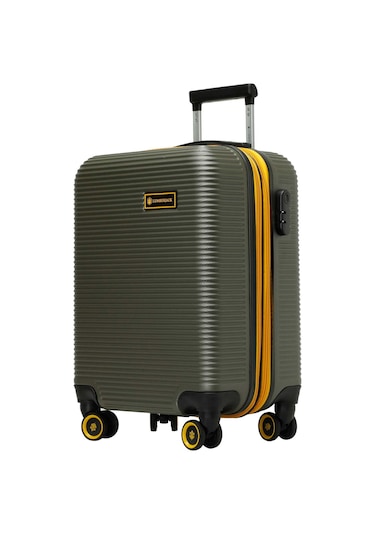 Lumberjack Barselona -k Abs 5fx Haki Unisex Küçük Boy Valiz Haki