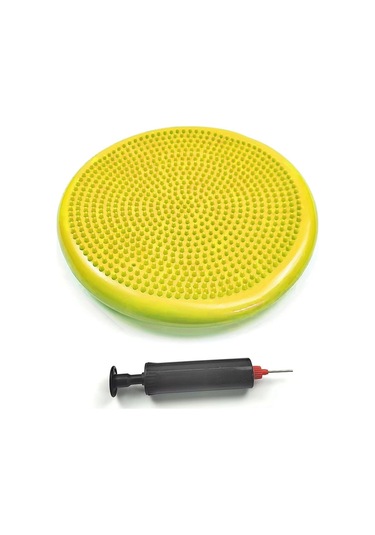 Anjiexun Sarı Pvc Yoga Denge Matı, Şişme Masaj Minderi Sarı