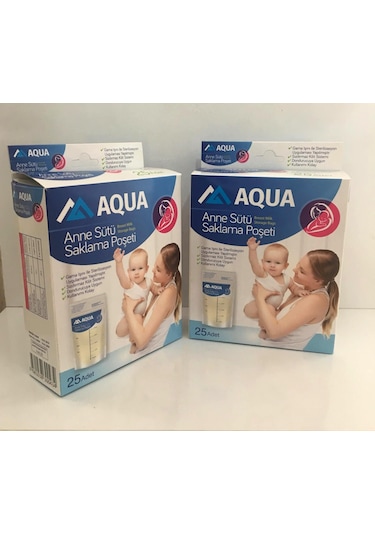 Aqua Anne Sütü Saklama Poşeti 25 Adet