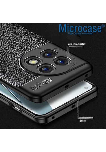 OnePlus 11 (Global) Leather Deri Efekt Silikon Kılıf - AL3337