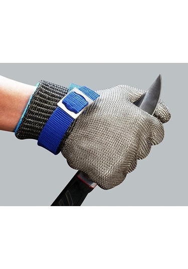 Trendooze Paslanmaz Çelik Eldivenler - Mavixs Kesici Güçlü Bahçecilik Eldiven