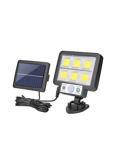 Jx-f72 Solar Panelli Hareket Sensörlü Üç Modlu Duvar Lambası Çok Renkli