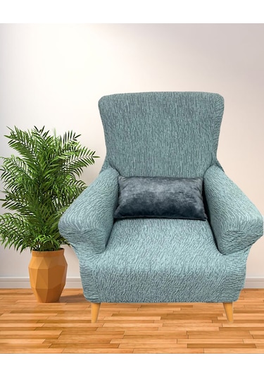 Koltuk Örtüsü Koltuk Kılıfı Streç Lastikli Esnek Mint Yeşil