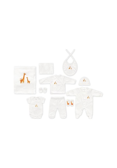 Owli Purecotton Yenidoğan Seti - 10 Parça Lil Giraffe 001