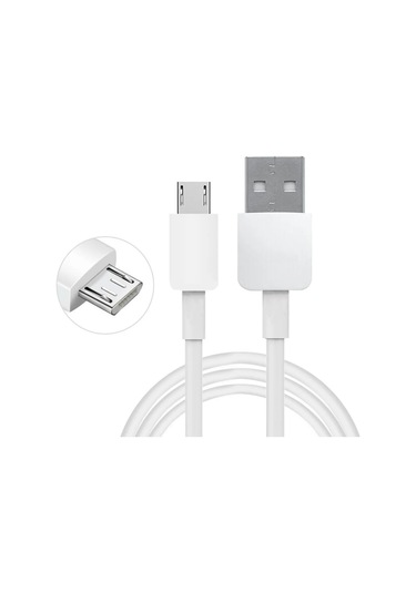 Anatoliadelight Huawei Onur 8x 8c P9 10 Lite Y9 2019 Hızlı Şarj Mikro Usb Kablosu 1mwhıte