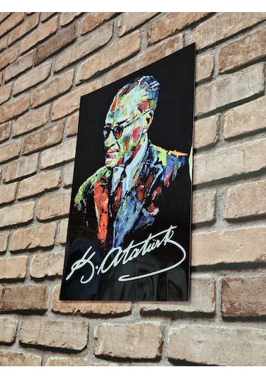 Atatürk Karizmatik Metal Poster