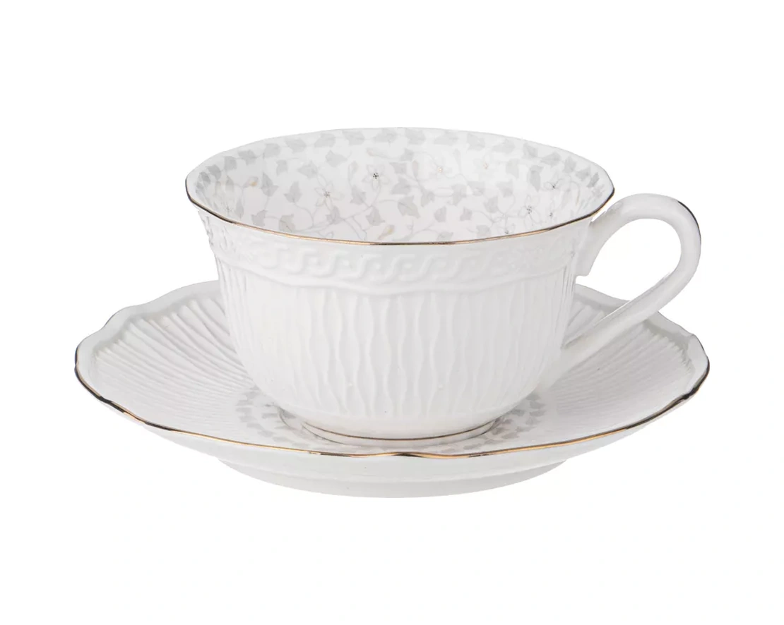 Lefard Çay Takımı 250 Ml Hediye "vivienne" Porselen 179989956 Beyaz