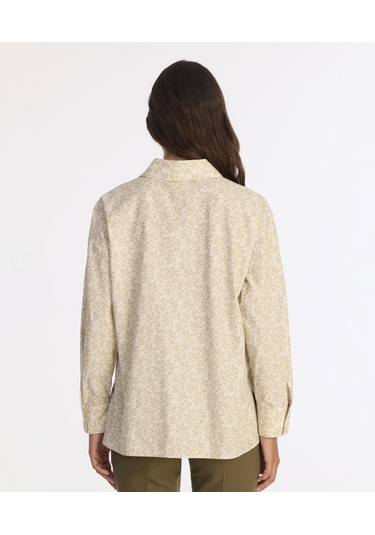 Yargıcı Boyfriend Gömlek Yaka Uzun Kol Gömlek 25kkgm6005x 017 Bej