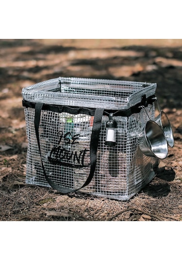 Ruicoo "katlanabilir Şeffaf Outdoor Depolama Çantası - 28l Geniş Kapasiteli Kamp & Piknik Eşya Organizer" Çok Renkli