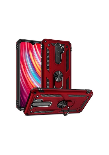 Xiaomi Redmi Note 8 Pro Kılıf Zore Vega Kapak-Siyah